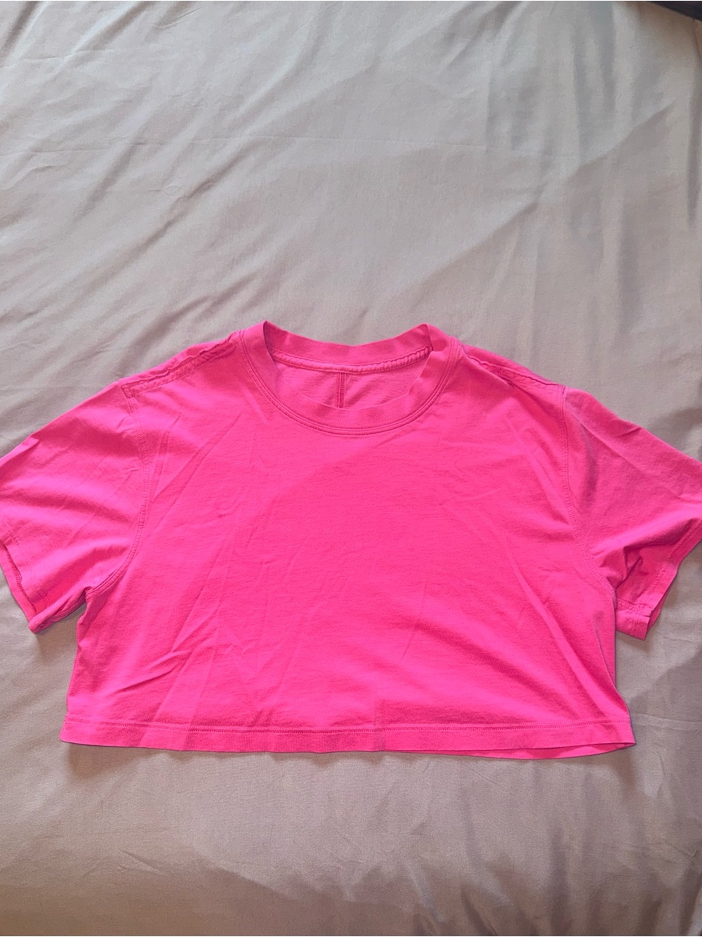 Lululemon All Yours Organic Cotton Cropped T-Shirt